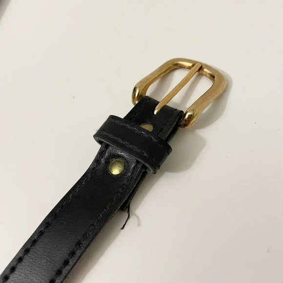 Vintage Gold Circle Scale Metal Stretch Belt 80s Style Retro - Picture 5 of 16